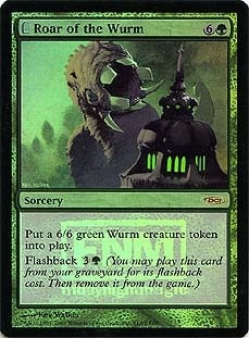 (Promo-FNM)Roar of the Wurm/ワームの咆哮